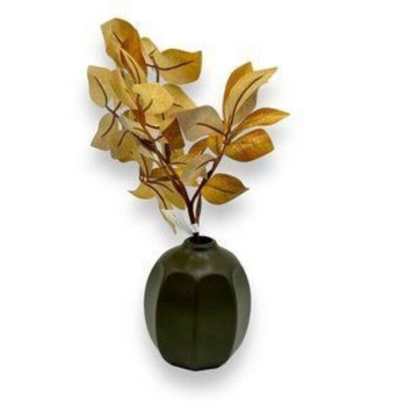 9.5" Faux Golden Ash Leaf Stem - Hearth & Hand Magnolia - Fall 2023 Target - Picture 5 of 7